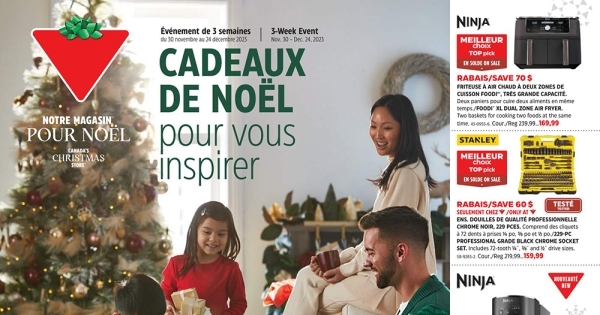 Circulaire Canadian Tire - Idées Cadeaux de Noël pour vous inspirer